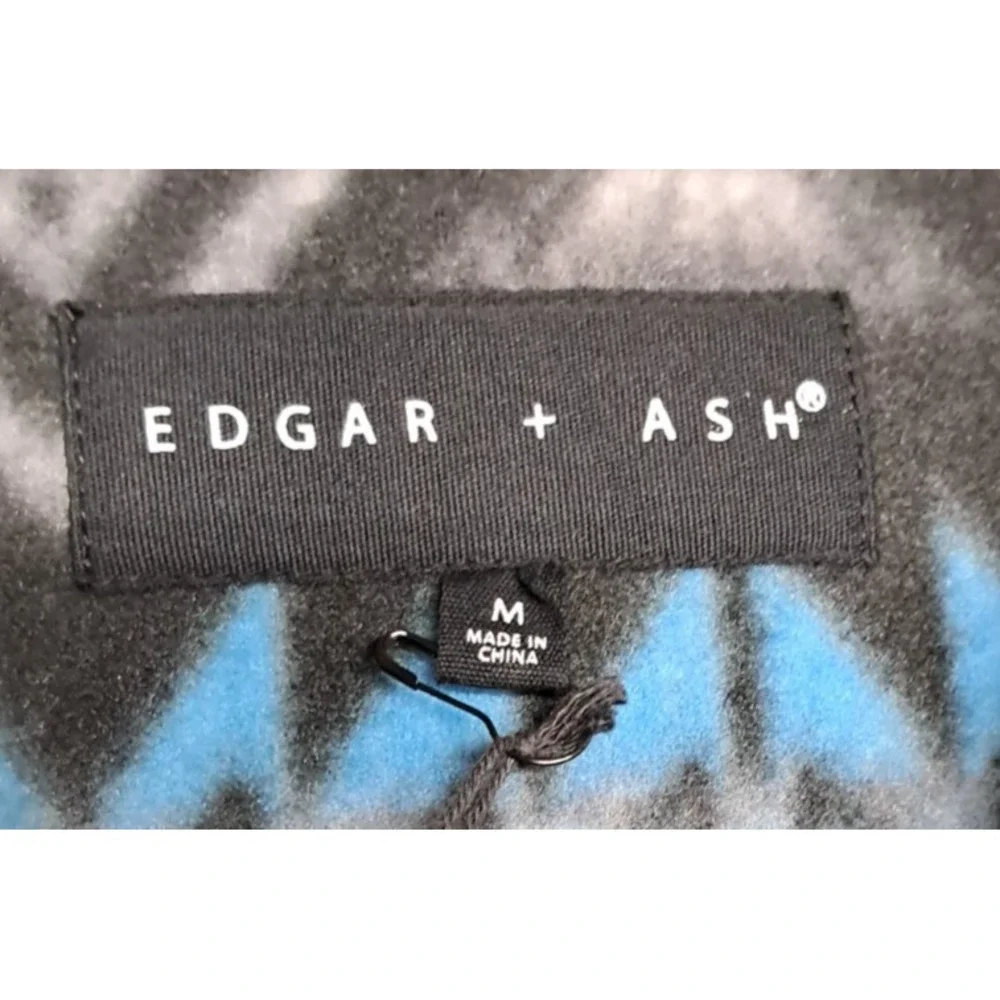 New Edgar + Ash Jacket Mens Medium Long Sleeve Button Up Aztec Rocky Mountain - Picture 5 of 10